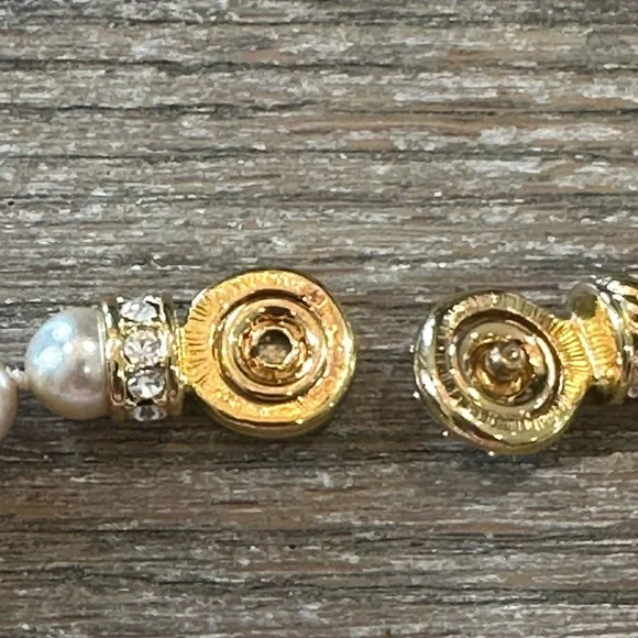 Nolan Miller Gold and Faux Pearl 18” Necklace - Picture 4 of 6